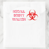 Sticker Ovale Biodanger (Sac)