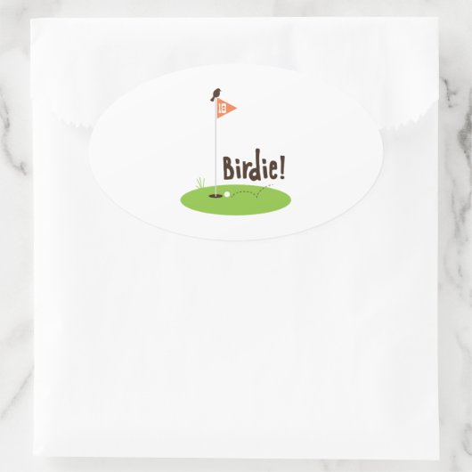 Sticker Ovale Birdie (Sac)