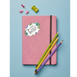 Sticker Ovale Birdsong Toucan joignant birdsong personnalisable