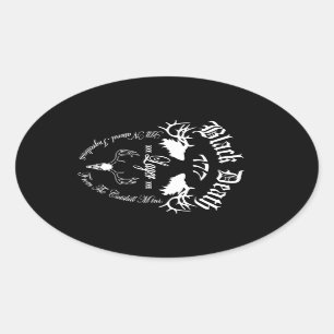 Sticker Ovale Black Death 777 - Catskill Mountain Lager