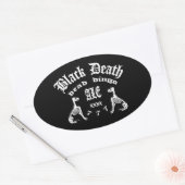 Sticker Ovale Black Death 777 - Dead Dingo Ale (Enveloppe)