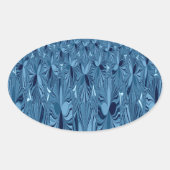 Sticker Ovale Blend of Blue (Devant)