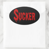 STICKER OVALE BLOODSUCKER (Sac)