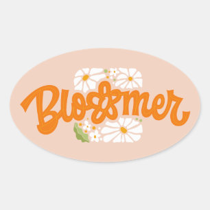 Sticker Ovale Bloomer