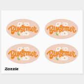 Sticker Ovale Bloomer (Feuille)