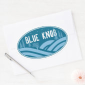 Sticker Ovale Blue Knob Pennsylvania Outdoors (Enveloppe)