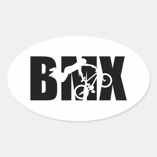 STICKER OVALE BMX (Devant)