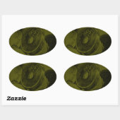 Sticker Ovale Body Building Fitcil Sketch (Feuille)