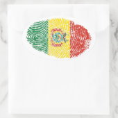 Sticker Ovale Boliviano/ Boliviana (Sac)