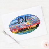 Sticker Ovale Bomberons Bubblepacific, DP (Enveloppe)