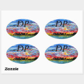 Sticker Ovale Bomberons Bubblepacific, DP (Feuille)