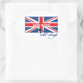 Sticker Ovale Bon vieux mec ! (Sac)