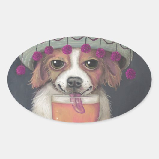 Sticker Ovale Boozer (Devant)