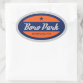Sticker Ovale Boro Park (Sac)