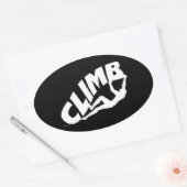 Sticker Ovale Bouldering Rock Escalade (Enveloppe)