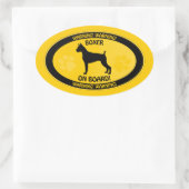 Sticker Ovale Boxer Xing (Sac)
