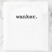 Sticker Ovale branleur. (Sac)