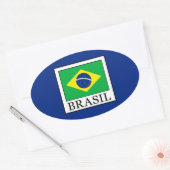 Sticker Ovale Brasil (Enveloppe)