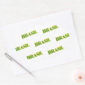 Sticker Ovale Brasil 3D (Enveloppe)