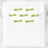 Sticker Ovale Brasil 3D (Sac)