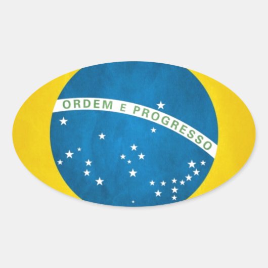 Sticker Ovale brésil (Devant)