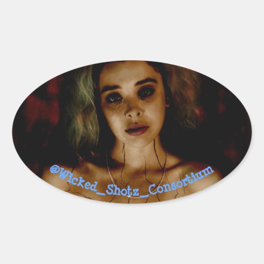 Sticker Ovale Brisé (Devant)