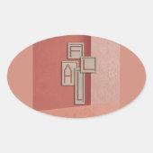 Sticker Ovale broderie_2_4forfall_1 (Devant)