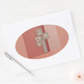 Sticker Ovale broderie_2_4forfall_1 (Enveloppe)