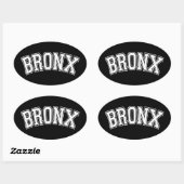 STICKER OVALE BRONX (Feuille)