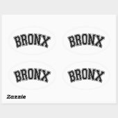 STICKER OVALE BRONX (Feuille)