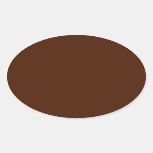Sticker ovale Brown (Devant)