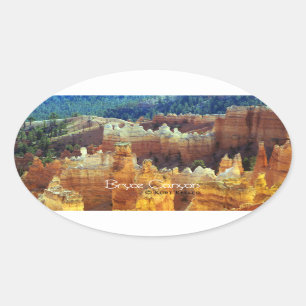 Sticker Ovale Bryce Canyon