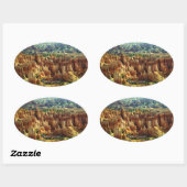Sticker Ovale Bryce Canyon 2 (Feuille)
