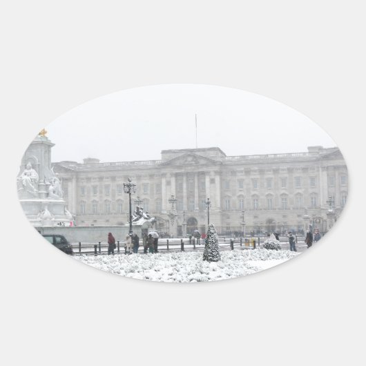 Sticker Ovale Buckingham Palace (Devant)
