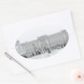 Sticker Ovale Buckingham Palace (Enveloppe)