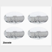 Sticker Ovale Buckingham Palace (Feuille)