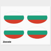 Sticker Ovale Bulgarie (Feuille)