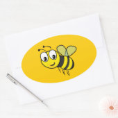 Sticker Ovale Bumble Bee (Enveloppe)