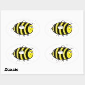 Sticker Ovale Bumblebee (Feuille)