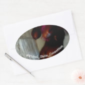 Sticker Ovale Bunz paradisiaque (Enveloppe)