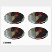 Sticker Ovale Bunz paradisiaque (Feuille)