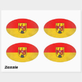 Sticker Ovale Burgenland (Feuille)