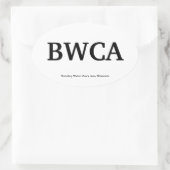STICKER OVALE BWCA (Sac)
