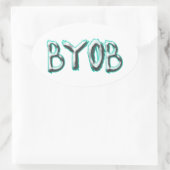 STICKER OVALE BYOB (Sac)