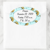 Sticker Ovale Cadeaux Circus Elephant (Sac)