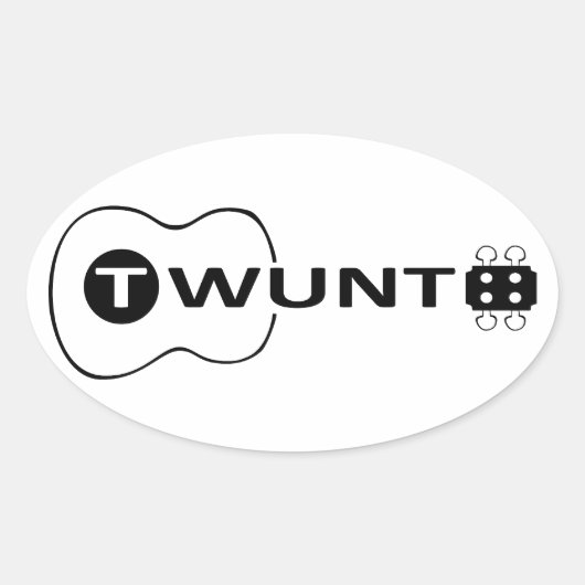 Sticker Ovale Cadeaux TWUNT (Devant)