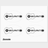 Sticker Ovale Cadeaux TWUNT (Feuille)