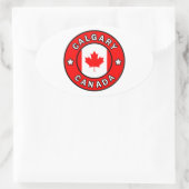 Sticker Ovale Calgary Canada (Sac)