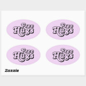 STICKER OVALE CÂLINS GRATUITS (Feuille)