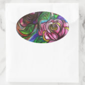 Sticker Ovale Calla Lillies (Sac)